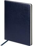 Ежедневник датированный, А4, 2026, 210х297 мм, 168 л.,Небраска,темно-синий, кремовый блок