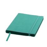 Ежедневник недатированный Shady, А5,  мятный, кремовый блок, зеленый обрез мятный