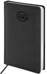 Ежедневник датированный 2022, А5, кожзам Тавор, черный