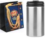 Термокружка 300 мл металлическая в подарочном пакете