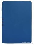 Блокнот А5 недатированный Софт тач синий, 14,0 х 20,2 см