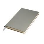 Бизнес-блокнот FLEX, А5,  серый, кремовый блок, в клетку