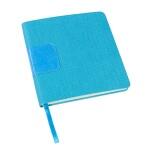 Ежедневник недатированный Scotty, А5-,  бирюзовый, кремовый блок, без обреза бирюзовый