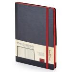 Ежедневник недатированный А5 «Megapolis Soft» черный/красный Черный