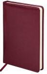 Ежедневник А5 недатированный, Небраска бордовый, кремовый блок темно-синий коричневый бордовый