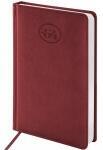 Ежедневник датированный 2026, А5, кожзам Тавор, бордовый