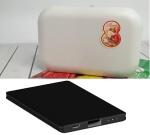 Внешний аккумулятор супертонкий  черный 2500 мАч,  в подарочной коробке 