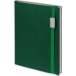 Ежедневник Vivian Metal, недатированный, зеленый зеленый