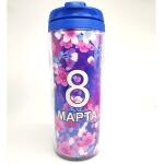 350 мл, термостакан синий 8 марта