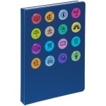 Ежедневник «История изобретений», недатированный, синий синий