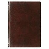 Недатированный ежедневник Madrid 5459 (650U 145x205 мм, красно-черн.графика,крем.блок,золотой срез, календарь до 2023г., коричневый Коричневый