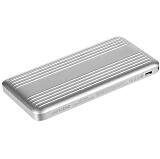 Внешний аккумулятор с быстрой зарядкой Uniscend Hard Ridge, 10000 мАч, серебристый