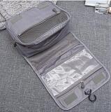 Несессер дорожный "Путешествие", 2 отдела с карманами на липучке, крючок, 25,5 см × 11 см × 16 см, серый