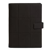 Ежедневник-портфолио Royal, коричневый, эко-кожа, недатированный кремовый блок, серая подарочная коробка Коричневый