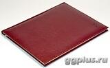Еженедельник Rich, золотой обрез, бордовый