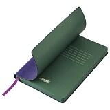 Ежедневник недатированный, Portobello Trend, River side, 145х210, 256 стр, фиолетовый/зеленый(без бум лент, стик) Фиолетовый