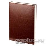 Ежедневник А5 недатированный, Небраска коричневый на 2018 год Синий