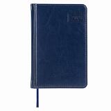 Ежедневник А6 датированный Небраска, синий, кремовый блок