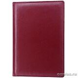 Ежедневник недатированный Небраска, Eletto, бордовый Бордовый