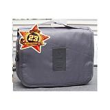 Несессер дорожный, 20 см × 8 см × 16,5 см, серый