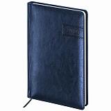 Еженедельник датированный 2021, А5, Небраска темно-синий кремовый блок