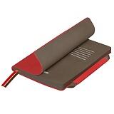 Ежедневник недатированный, Portobello Trend, Marseille soft touch, 145х210, 256 стр, красный, гибкая обложка Красный
