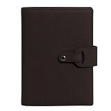Ежедневник-портфолио Passage, коричневый, эко-кожа, недатированный кремовый блок, серая подарочная коробка Коричневый