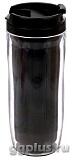 350 мл, термостакан черный под полиграфическую вставку.