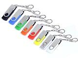 Флешка пластик/металл,разные цвета, 8 гб