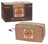 Несессер "23 февраля", бежевый в подарочной упаковке