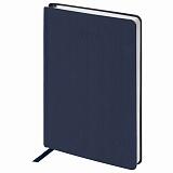 Ежедневник датированный 2021, А5, кожзам Вояж с карманом для ручки, синий