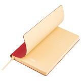 Ежедневник недатированный, Portobello Trend, Latte NEW, 145х210, 256 стр, красный/бежевый Красный