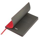 Ежедневник недатированный, Portobello Trend, Latte soft touch, 145х210, 256 стр, красный Красный